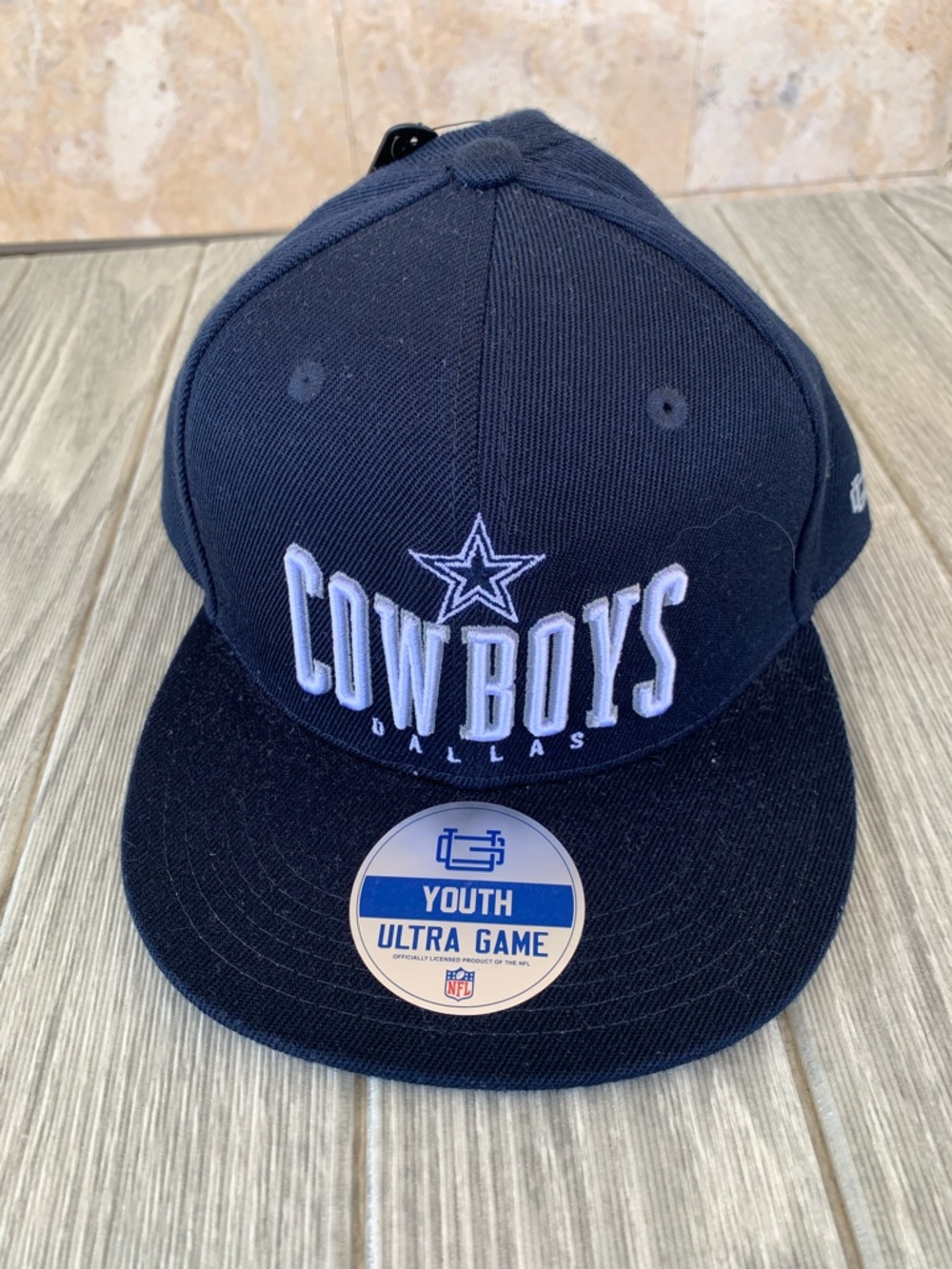 NFL Dallas Cowboys Navy and White Youth Snapback Hat